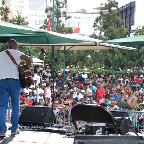 Elliot Holden at Wednesday Wind Down, Centennial Olympic Park