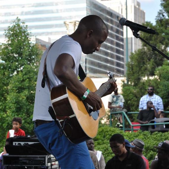 Elliot Holden at Wednesday Wind Down, Centennial Olympic Park