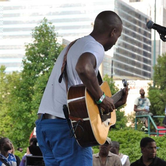 Elliot Holden at Wednesday Wind Down, Centennial Olympic Park