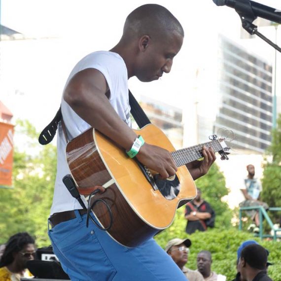 Elliot Holden at Wednesday Wind Down, Centennial Olympic Park