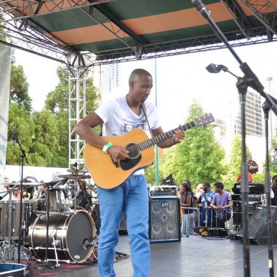 Elliot Holden at Wednesday Wind Down, Centennial Olympic Park