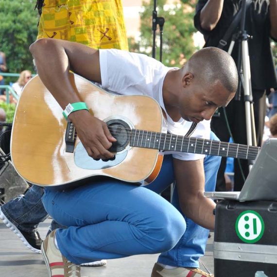 Elliot Holden at Wednesday Wind Down, Centennial Olympic Park