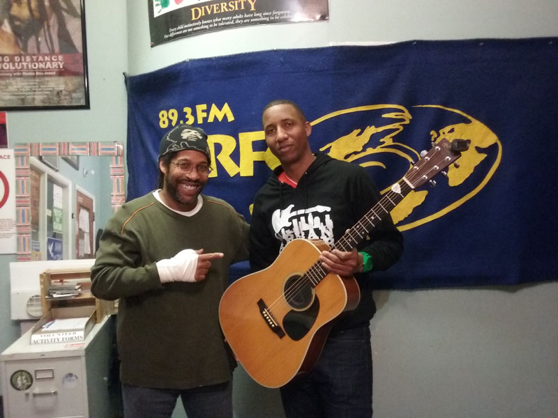 Elliot Holden, Larry Eaglin, WRFG